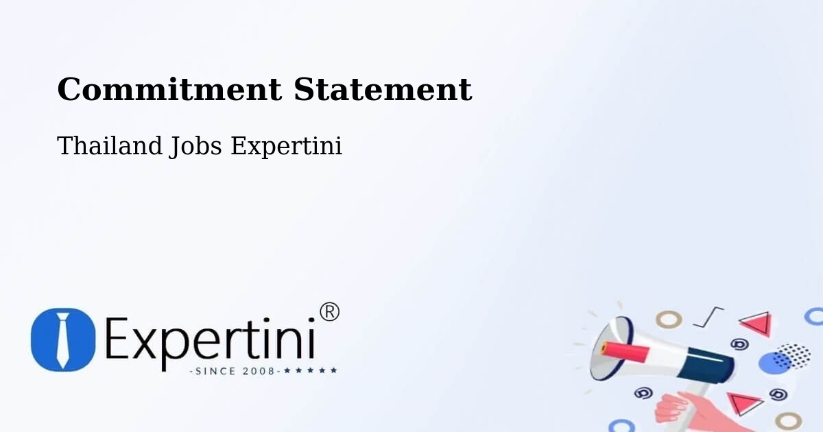 Commitment Statement - Thailand Jobs Expertini